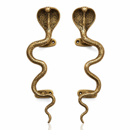 Cobra Snake Brass Handle by Spitfire Girl