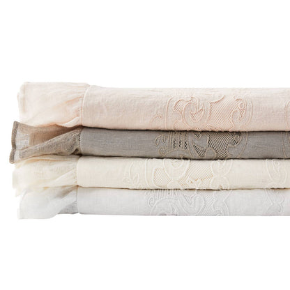 Tabitha Linen Duvet Cover Set by Mélange Home — view 48