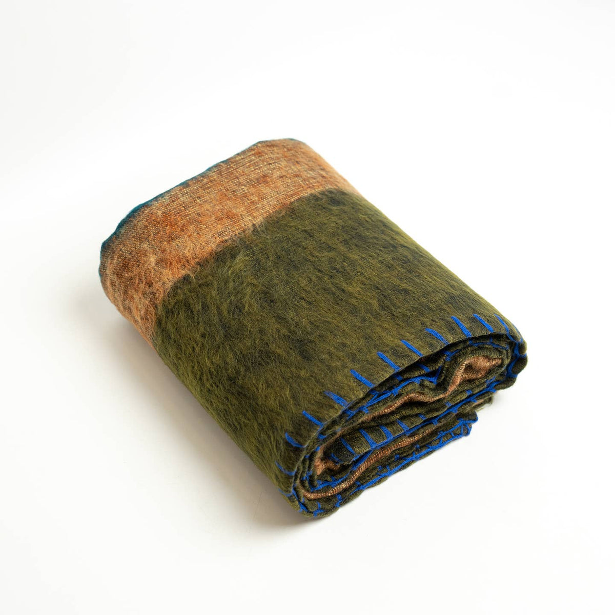 Extra Soft Yak Wool Travel Throw Blanket 46"x90" Handmade by ART HIMALAYAN TRADING LTD — view 5