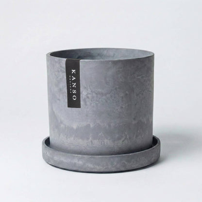 7" & 4" Signature Planters & Saucer — Earth Tones by Kanso Designs — view 4