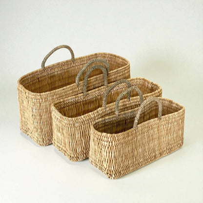Handwoven Reed Storage Baskets Set by HandmadeBestSeller — view 6