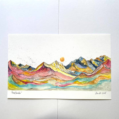 Mountain Art 10x16 Print: Time Traveler