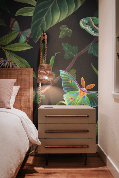 Papillons verts de la jungle