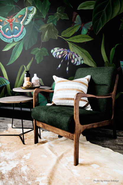 Papillons verts de la jungle