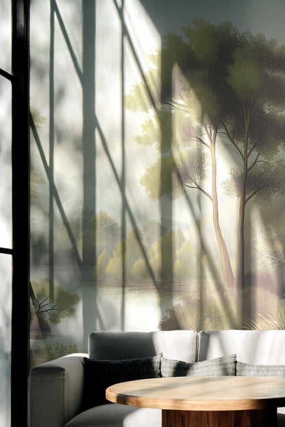 Misty Pond Elegance