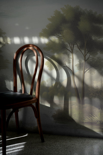 Misty Pond Elegance