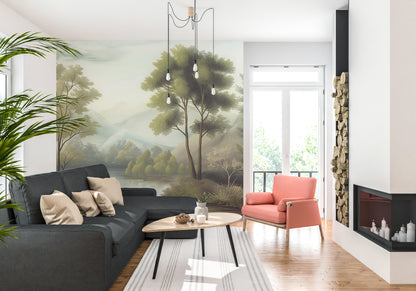 Misty Pond Elegance