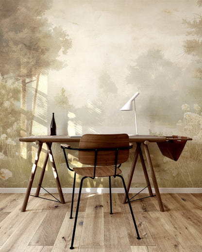 Misty Pond Reverie
