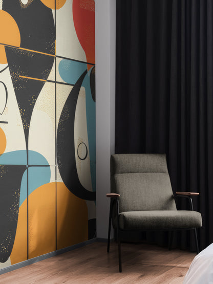 Abstract Mid-Century Whimsy