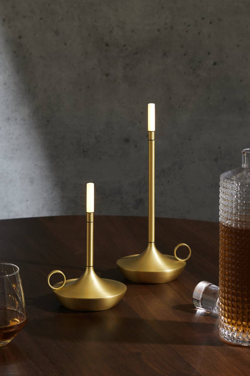 Graypants Wick Portable Rechargeable Led Table Lamp by VANMOKUM — view 25