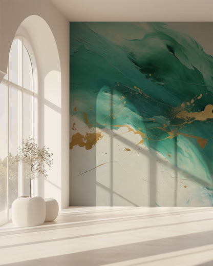 Majestic Green Splash Flow