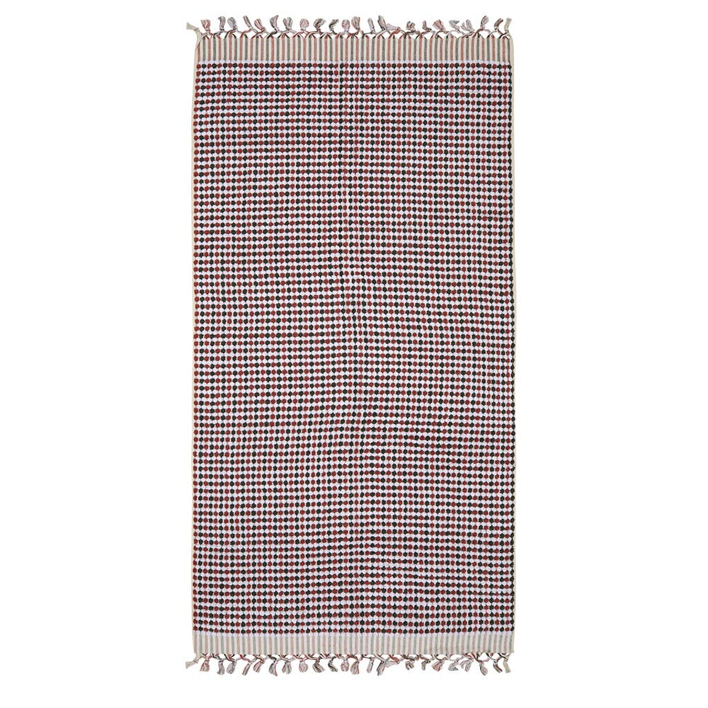 Pompom Bubble Handloom Bath Turkish Towels Farmhouse Decor by Kikoya — view 21