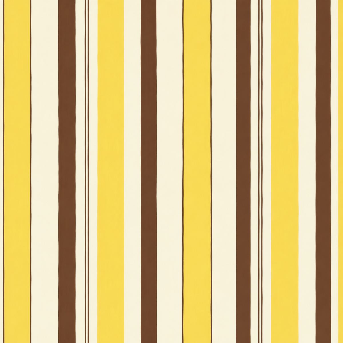 Close-up crop of the pattern next to tabletop desserts showing the texture-like painted edges and contrasting chocolate lines