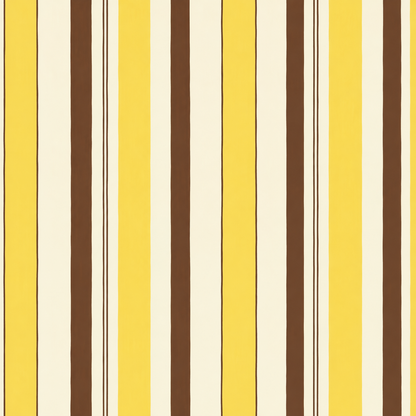 Close-up crop of the pattern next to tabletop desserts showing the texture-like painted edges and contrasting chocolate lines