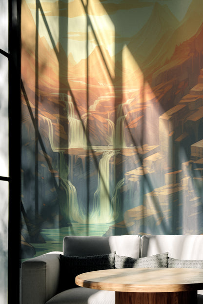 Majestic Waterfall Reverie