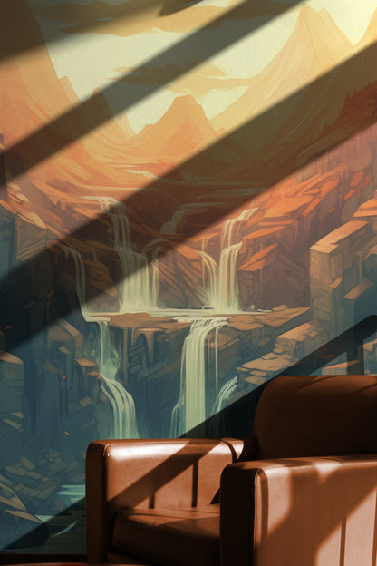 Majestic Waterfall Reverie