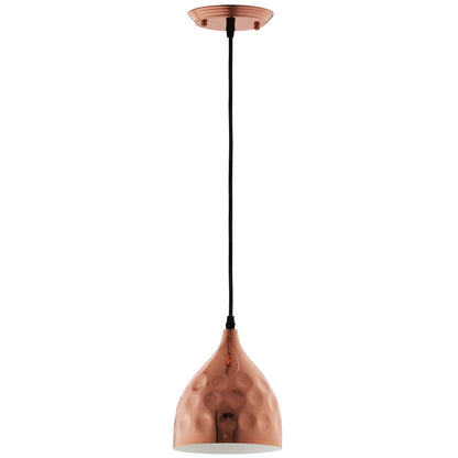 Rose Gold Blush Bloom Bell Pendant glamorous pink ceiling fixture