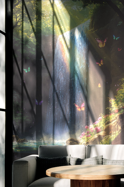 Radiant Butterfly Waterfall
