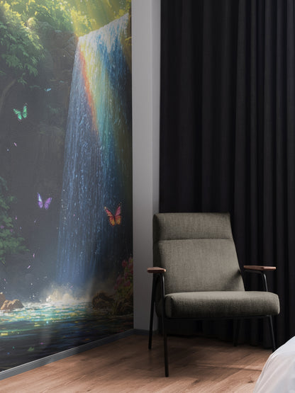 Radiant Butterfly Waterfall