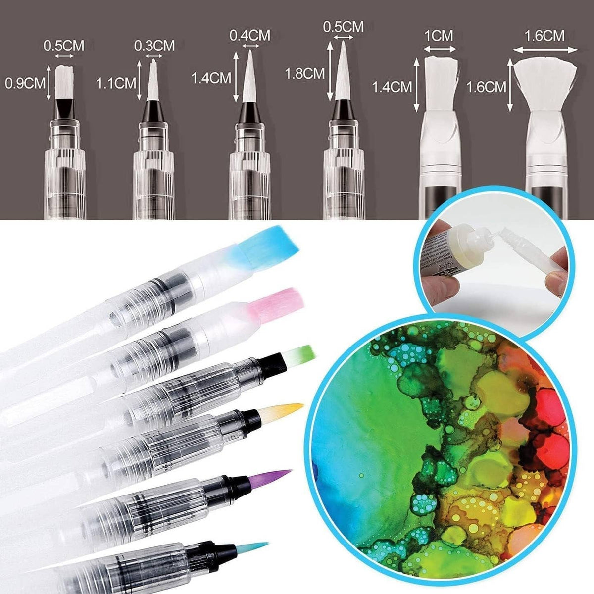 Pixiss Water Brushes by Pixiss