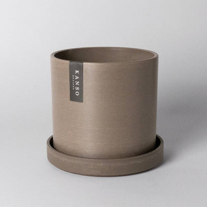 7" & 4" Signature Planters & Saucer — Earth Tones by Kanso Designs — view 20