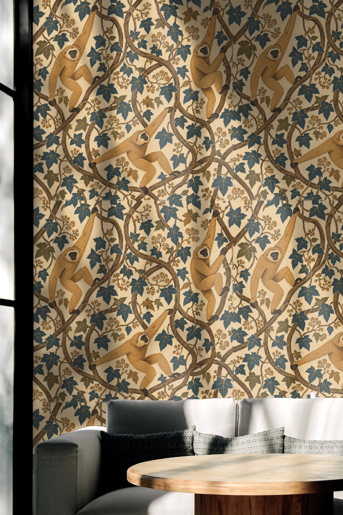 Wallpaper suitability for diverse room styles from contemporary to classic