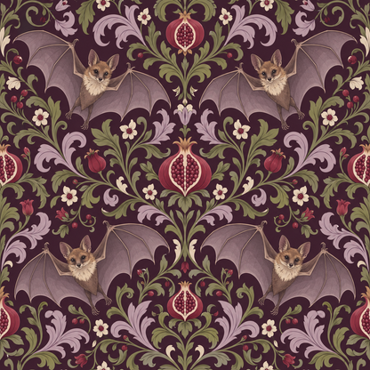Pattern edge detail illustrating fine illustration quality and crisp contour lines.