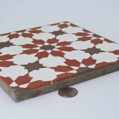 Ahfir 8"x8" Floor & Wall Tile by Moroccan Mosaic — view 3