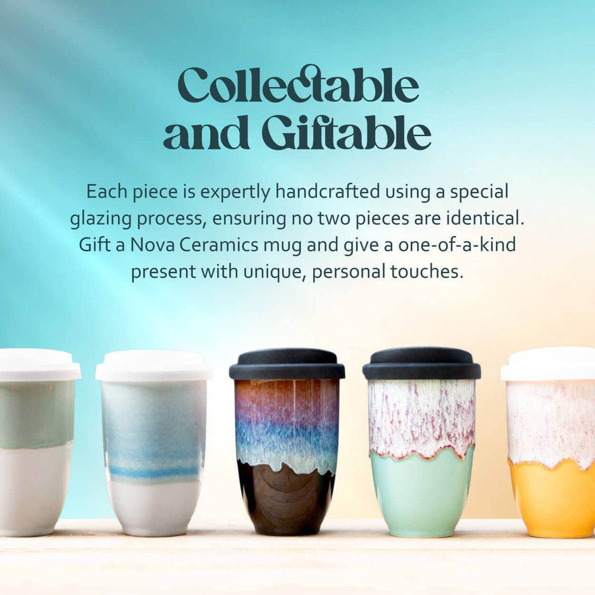 Nebula Ceramic Travel Mug – 12oz - Perfect For Gift Shop by Nova Ceramics Travel Mugs — view 9