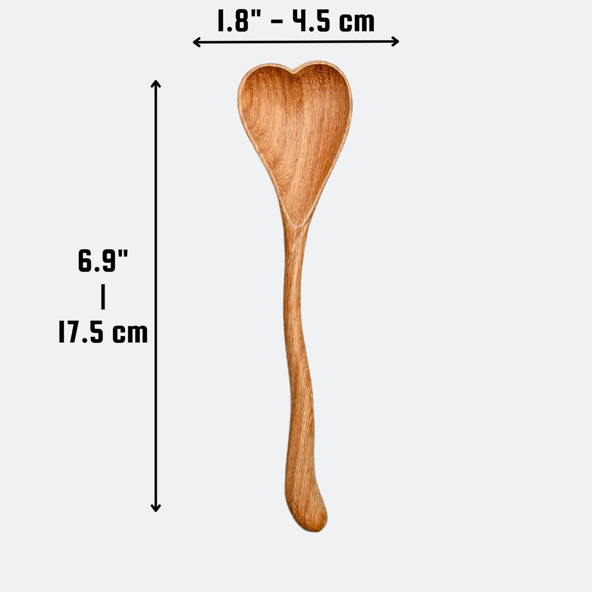 Wiggly Heart-Shaped Wooden Spoon - Home Decor and Gifts by 194 Craft House — view 2