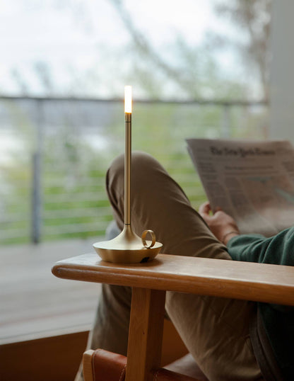 Graypants Wick Portable Rechargeable Led Table Lamp by VANMOKUM — view 2