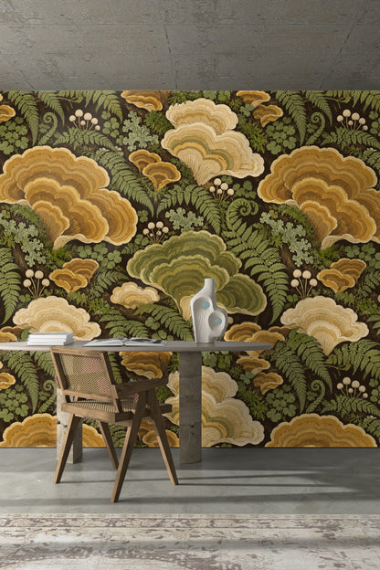 Organic pattern used in a functional laundry space