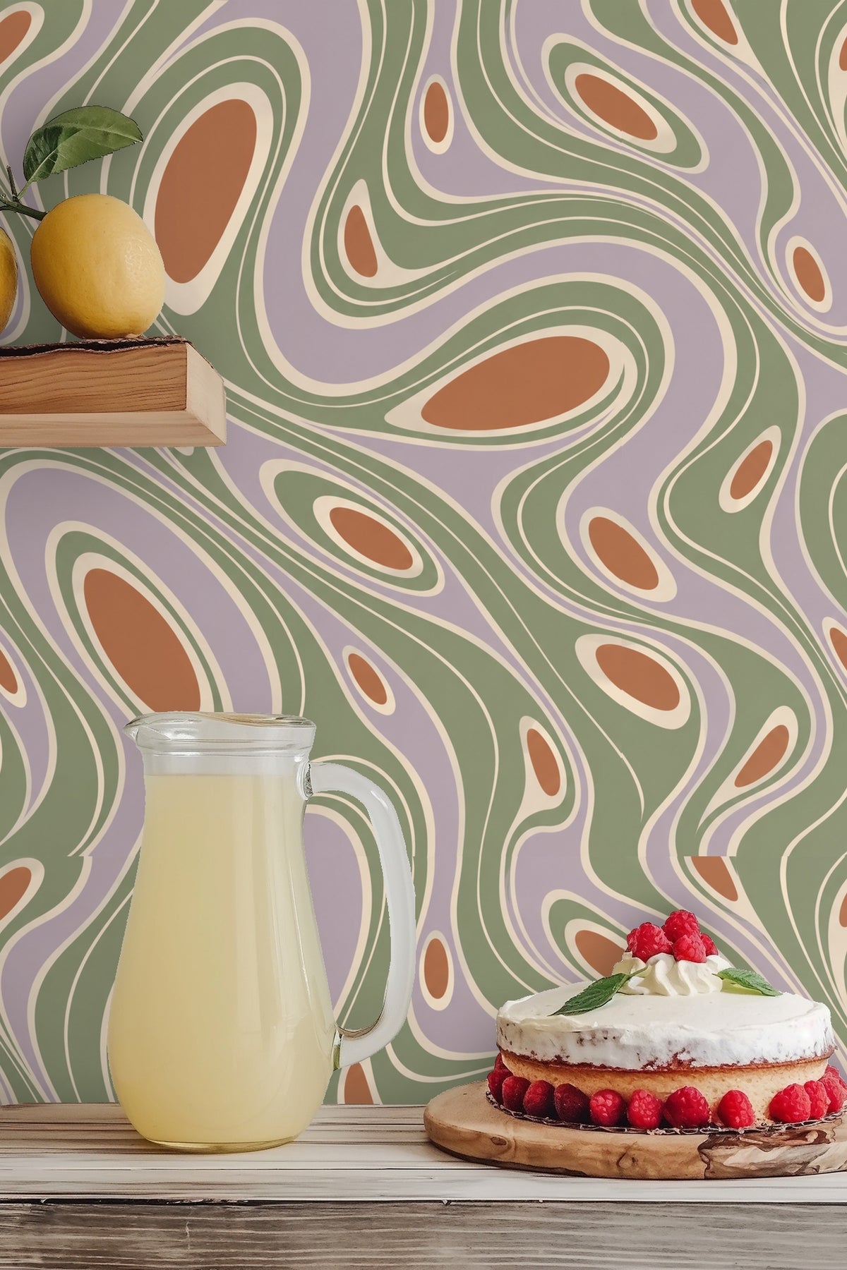 Pattern detail of overlapping curved forms with clean lines and graphic rhythm