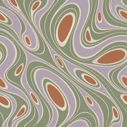 Pattern repetition and scale showing continuous flow design