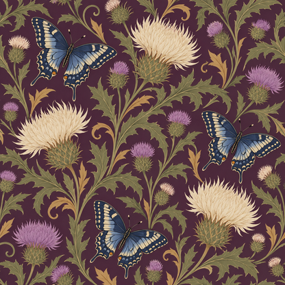 Thistle & Swallowtail wallpaper image 13