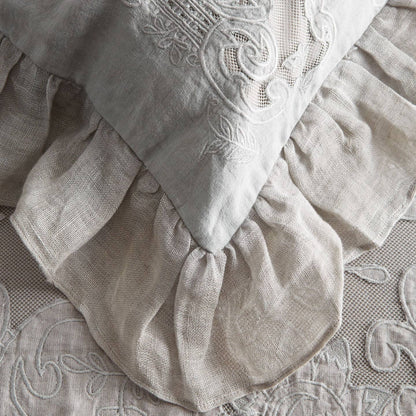 Tabitha Linen Duvet Cover Set by Mélange Home — view 46