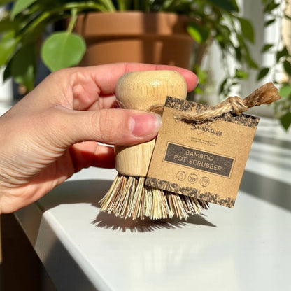 Bamboo Pot Scrubber — Kitchen — Summer Bestseller by Bamboo Switch — view 4