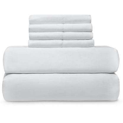 Easy Care 1,000 Thread Count Sheet Set with Extra Pillowcases by Mélange Home — view 7