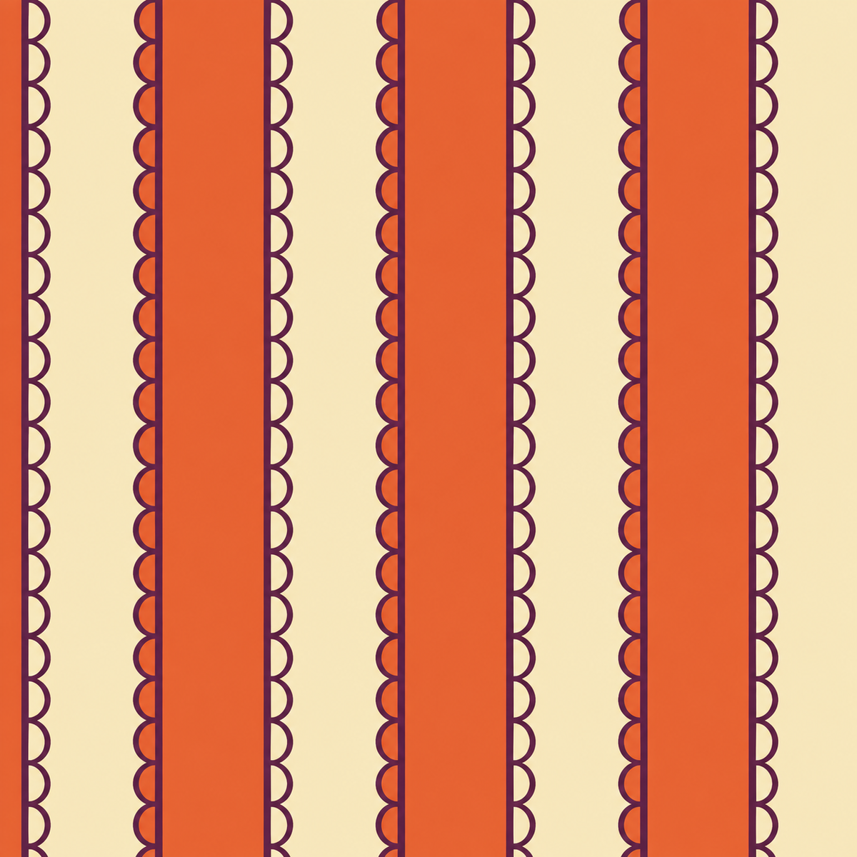 Geometric Marigold Lines wallpaper shown in an interior setting