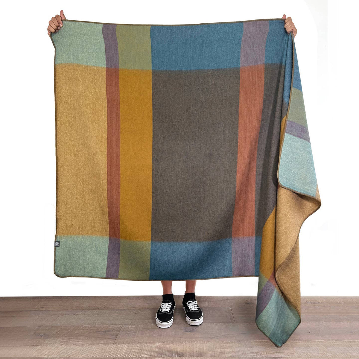 Alpaca Throw Blanket - Prism by Shupaca Alpaca — view 3