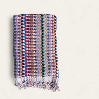 Pompom Bubble Handloom Bath Turkish Towels Farmhouse Décor