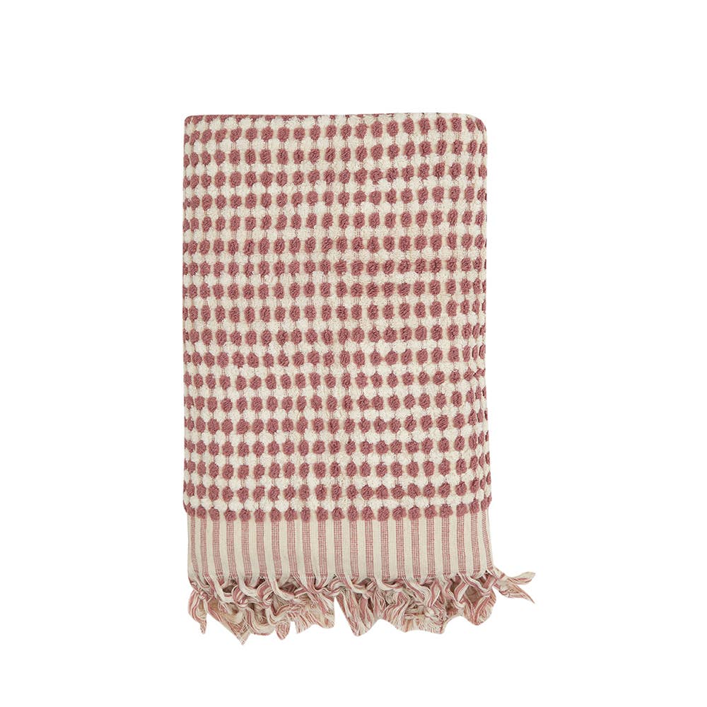 Pompom Bubble Handloom Bath Turkish Towels Farmhouse Decor by Kikoya — view 22