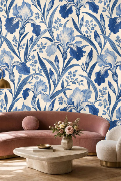 Elegant scale of flowers shown in hallway setting