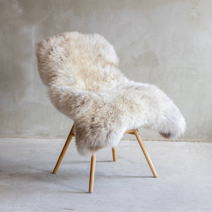 Texel Sheepskin — Natural Multi-Tone — Dutch Wool — 4 Sizes by Van Buren