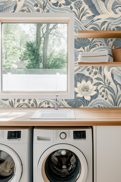 Delicate brushstroke detailing on the koi fish scales and lotus petals