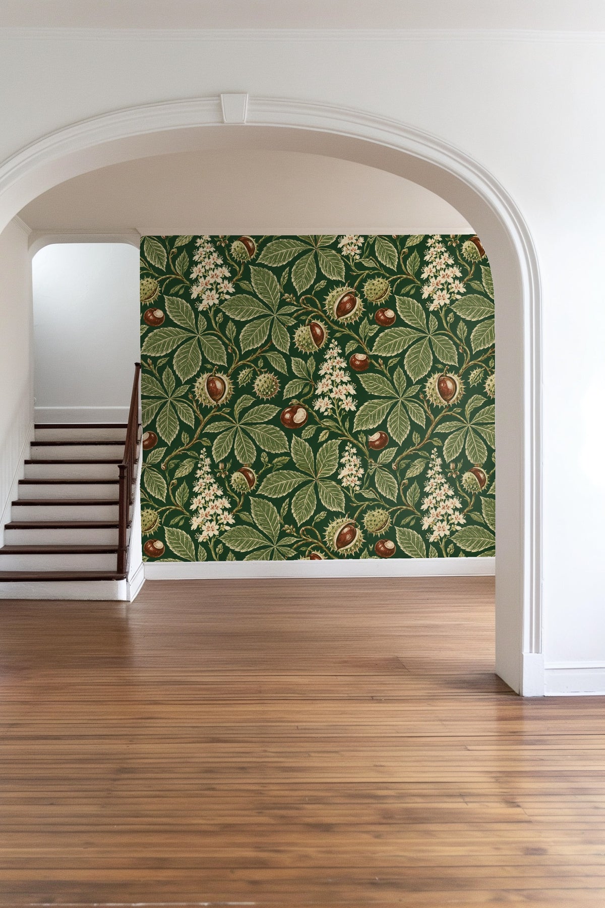 Chestnut Trail wallpaper shown in an interior setting