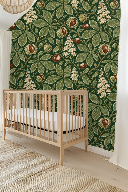 Chestnut Trail wallpaper shown in an interior setting