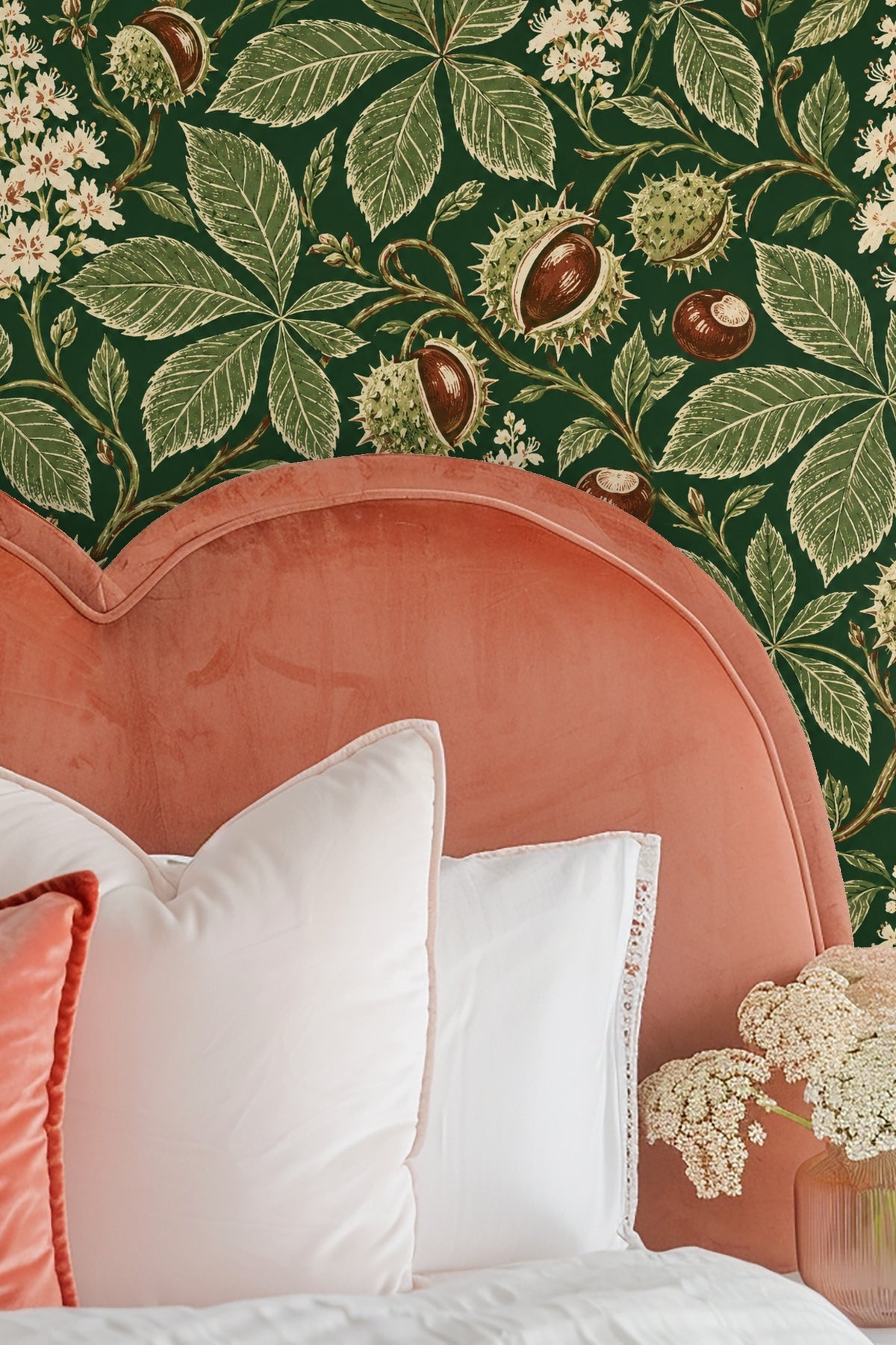 Chestnut Trail wallpaper shown in an interior setting