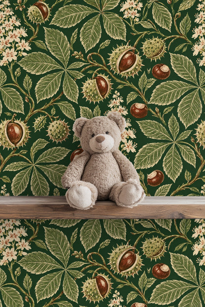 Chestnut Trail wallpaper shown in an interior setting