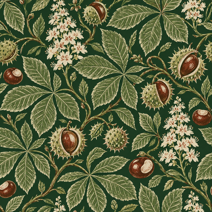 Chestnut Trail wallpaper shown in an interior setting